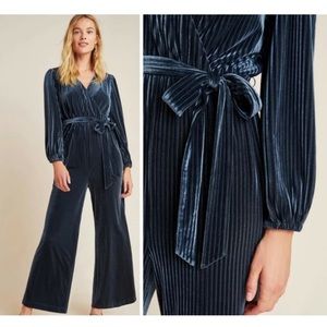 Anthropologie by Ali + Jay Velvet Jumpsuit XLP